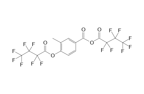 2,2,3,3,4,4,4-Heptafluorobutanoic 4-((2,2,3,3,4,4,4-heptafluorobutanoyl)oxy)-3-methylbenzoic anhydride