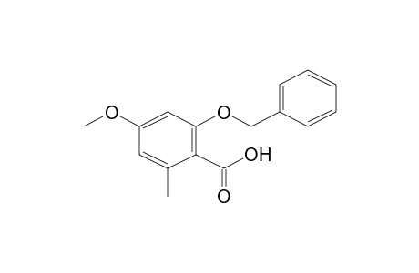 2-Benzyloxy-4-methoxy-6-methylbenzoic acid
