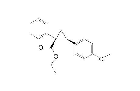 Ethyl cis-2-(4-methoxyphenyl)-1-phenylcyclopropane-1-carboxylate