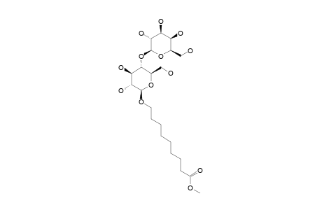 8-METHOXYCARBONYLOCTYL-4-O-(BETA-D-GALACTOPYRANOSYL)-BETA-D-GLUCOPYRANOSIDE