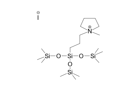 TRIS(TRIMETHYLSILYLOXY)(PYRROLIDINOPROPYL)SILANE IODOMETHYLATE