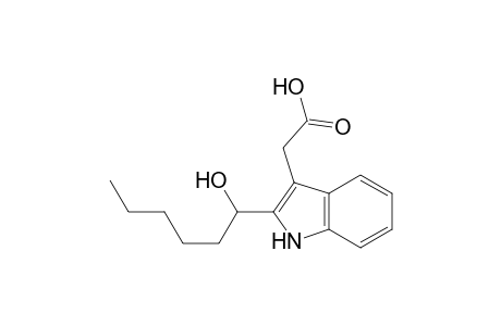 2-[(1-hydroxy)hexyl]indol-3-acetic acid