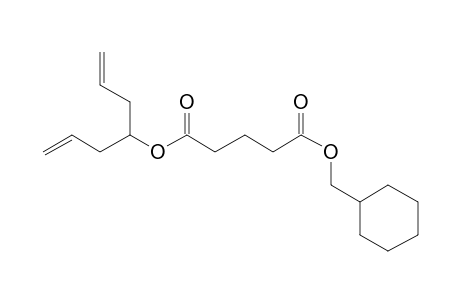 Glutaric acid, hepta-1,6-dien-4-yl cyclohexylmethyl ester