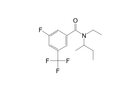 Benzamide, 3-fluoro-5-trifluoromethyl-N-(2-butyl)-N-ethyl-