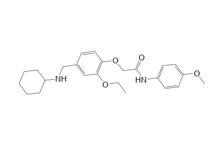 2-{4-[(cyclohexylamino)methyl]-2-ethoxyphenoxy}-N-(4-methoxyphenyl)acetamide