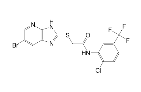 2-[(6-bromo-3H-imidazo[4,5-b]pyridin-2-yl)sulfanyl]-N-[2-chloro-5-(trifluoromethyl)phenyl]acetamide