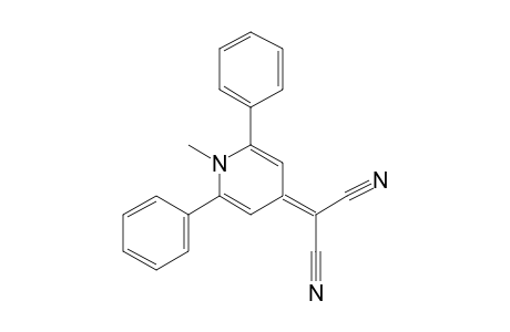 Propanedinitrile, 2-(1-methyl-2,6-diphenyl-4(1H)-pyridinylidene)-