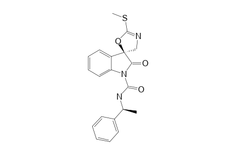 (+)-N1-[(1S)-1-Phenylethyl]-1-[(3S)-2'-(methylsulfanyl)spiro{indoline-3.5'-[4',5']dihydrooxazol)}-2-one]carboxamide