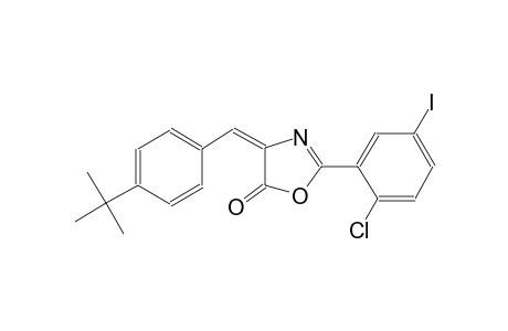 (4E)-4-(4-tert-butylbenzylidene)-2-(2-chloro-5-iodophenyl)-1,3-oxazol-5(4H)-one