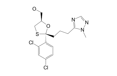 cis-[2-(2,4-DICHLOROPHENYL)-2-[3-[1-METHYL-5-(1,2,4-TRIAZOLYL)]-PROPYL]-5-(HYDROXYMETHYL)]-1,3-OXATHIOLANE