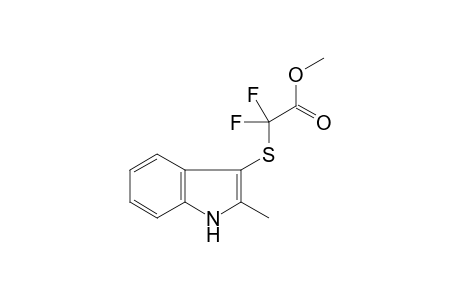 Difluoro-(2-methyl-1H-indol-3-ylsulfanyl)-acetic acid methyl ester