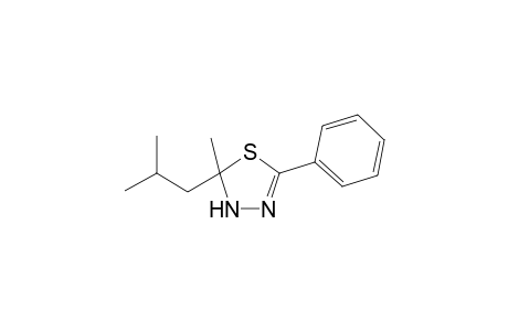 2-isobutyl-2-methyl-5-phenyl-3H-1,3,4-thiadiazole