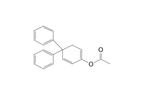 4,4-Diphenyl-1,5-cyclohexadien-1-yl acetate