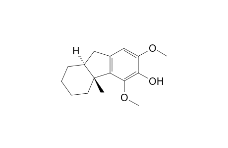 (4bS*8aS*)-2,4-Dimethoxy-3-hydroxy-4b-methyl-4b,5,6,7,8,8a-hexahydro-9H-fluorene