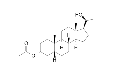 5β-pregnane-3α,20α-diol, 3-acetate