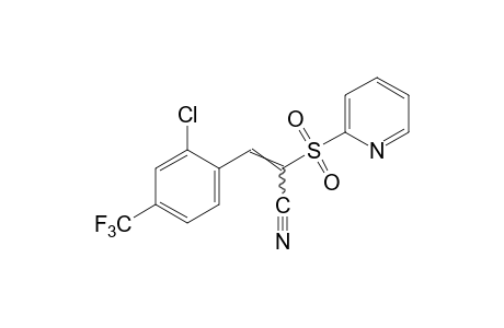 2-chloro-alpha-[(2-pyridyl)sulfonyl]-4-trifluoromethyl)cinnamonitrile