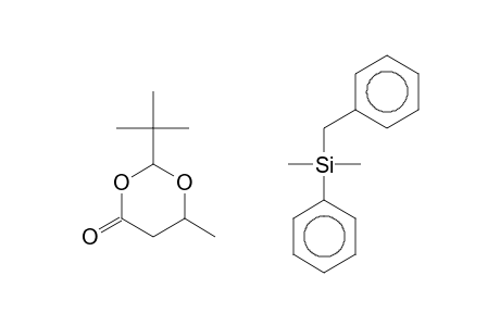 1,3-Dioxan-4-one, 2-(1,1-dimethylethyl)-5-[(dimethylphenylsilyl)phenylmethyl]-6-methyl-, [2R-[2.alpha.,5.beta.(S*),6.alpha.]]-