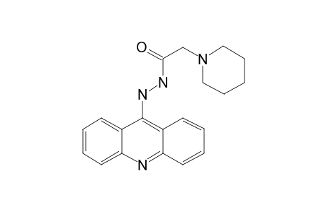 Piperidin-1-yl-acetic acid, N'-acridin-9-yl-hydrazide