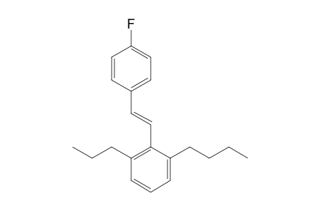 1-Butyl-2-[(E)-2-(4-fluorophenyl)ethenyl]-3-propyl-benzene