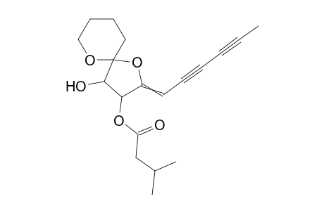 (2z)-2-(2,4-hexadiynylidene)-3-isovaleryloxy-4-hydroxy-1,6-dioxaspiro(4,5)decane