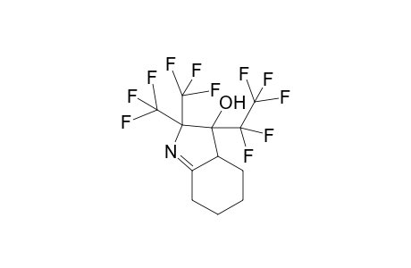 4-Hydroxy-5,5-bis(trifluoromethyl)-4-(pentafluoroethyl)-2,3-tetramethylene-1-pyrroline