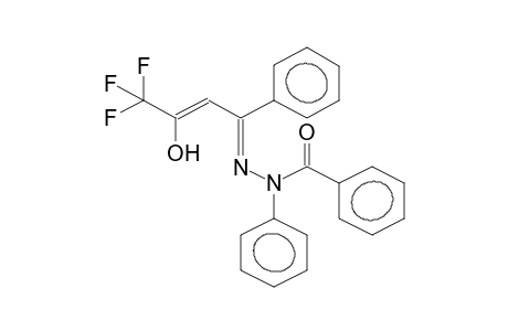 4,4,4-TRIFLUORO-3-HYDROXY-1-PHENYL-2-BUTEN-1-ONE N-BENZOYL-N-PHENYLHYDRAZONE