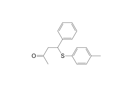 4-(4-Methylphenyl)sulfanyl-4-phenyl-butan-2-one