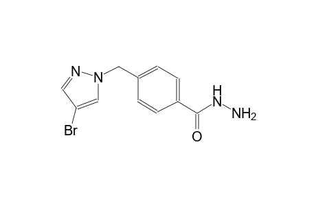 4-[(4-bromo-1H-pyrazol-1-yl)methyl]benzohydrazide