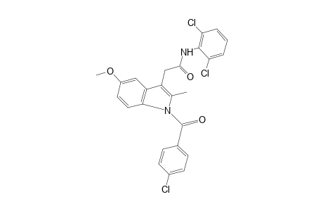 1-(p-Chlorobenzoyl)-2',6'-dichloro-5-methoxy-2-methylindole-3-acetanilide