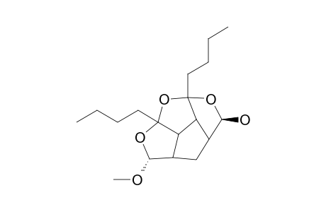 1,9-Di-n-butyl-3.beta.-hydroxy-7.alpha.-methoxy-2,8,12-trioxatetracyclo[7.2.1.0(.4,11)0.(6,10)]dodecane