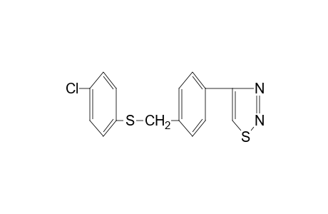 4-{alpha-[(p-CHLOROPHENYL)THIO]-p-TOLYL}-1,2,3-THIADIAZOLE