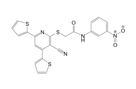 acetamide, 2-[[3-cyano-4,6-di(2-thienyl)-2-pyridinyl]thio]-N-(3-nitrophenyl)-