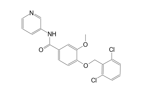 4-(2,6-dichlorobenzyl)oxy-3-methoxy-N-(3-pyridyl)benzamide