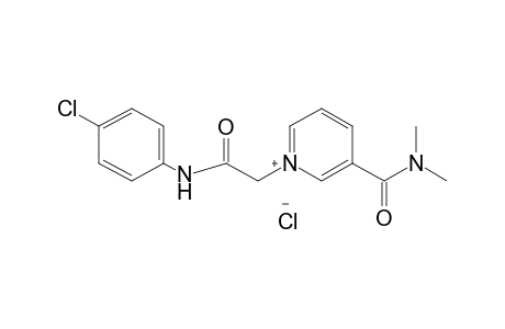 1-{[(p-chlorophenyl)carbamoyl]methyl}-3-(dimethylcarbamoyl)pyridinium chloride