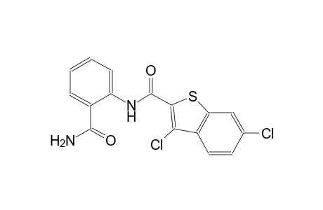 N-[2-(aminocarbonyl)phenyl]-3,6-dichloro-1-benzothiophene-2-carboxamide