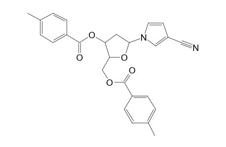 1-[2-Deoxy-3,5-di-o-p-toluoyl-.beta.-D-erythro-pentofuranosyl]pyrrole-3-carbonitrile