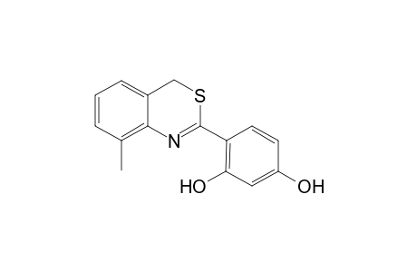 2-(2,4-Dihydroxyphenyl)-8-methyl-4H-3,1-benzothiazine