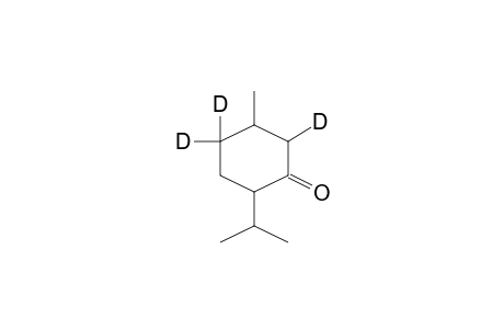Cyclohexanone-2,2,6-D3, 3-methyl-6-(1-methylethyl)-