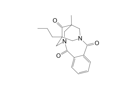 1,10-Diazatetracyclo[10.3.1.1(10,14).0(3,8)]heptadeca-3,5,7-triene-2,9,13-trione, 12-methyl-14-propyl-