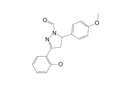 3-(2-Hydroxyphenyl)-5-(4-methoxyphenyl)-4,5-dihydropyrazole-1-carbaldehyde