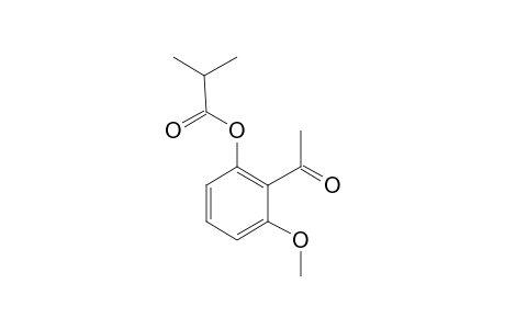 2'-Hydroxy-6'-methoxyacetophenone, 2-methylpropionate