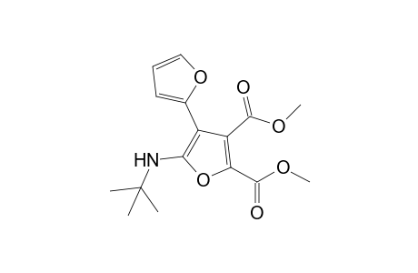 Dimethyl 5-[(t-butyl)amino]-4-(2'-furyl)furan-2,3-dicarboxylate