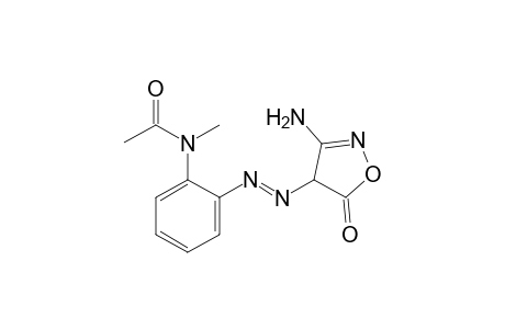 2'-[3-amino-5-oxo-2-isoxazolin-4-yl)azo]-N-methylacetanilide