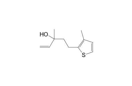 3-methyl-5-(3-methyl-thiophen-2-yl)pent-1-en-3-ol