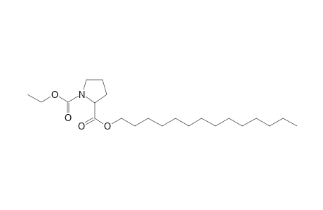 L-Proline, N-ethoxycarbonyl-, tetradecyl ester