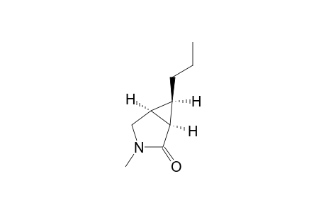 [1R-(1alpha.,5.alpha.,6.beta.)-6-n-Propyl-3-azabicyclo[3.1.0]hexan-2-one