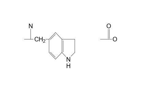 5-(2-aminopropyl)indoline, acetate(1:1)