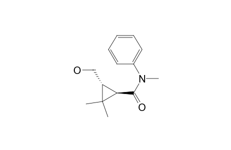 Trans-3-(hydroyxmethyl)-N,2,2-trimethyl-N-phenylcyclopropanecarboxamide