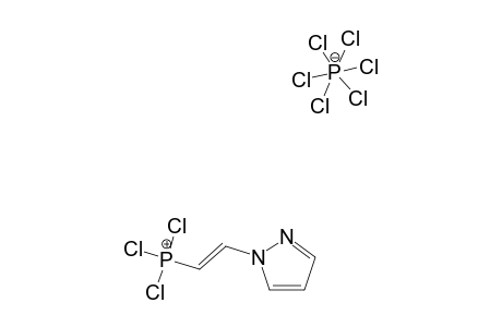 (E)-2-(PYRAZOLYL)-ETHENYL-TRICHLOROPHOSPHONIUM-HEXACHLOROPHOSPHORATE