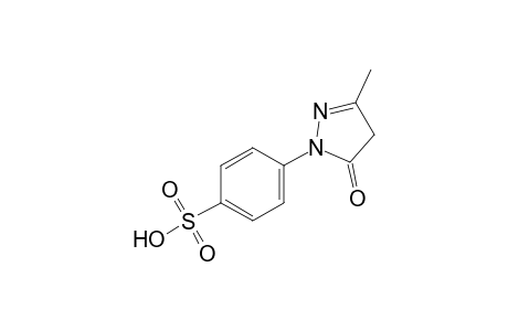 p-(3-Methyl-5-oxo-2-pyrazolin-5-yl)benzenesulfonic acid